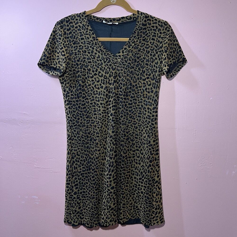 Vintage Rampage 90s Cheetah Leopard Print Dress